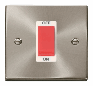 Click Deco 1 Gang 45A Dp Switch White