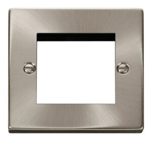 Click Deco Single Plate (Twin Media Module Aperture)
