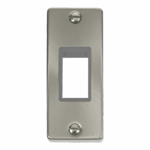 Click Deco 1 Gang Minigrid© Unfurnished Architrave Plate 1 Aperture