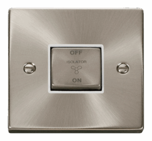 Click Deco 10A Ingot 3 Pole Fan Isolation Plate Switch