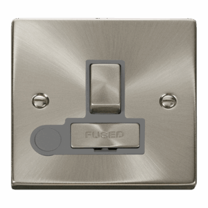 Click Deco 13A Ingot Double Pole Switched Fused Connection Unit With Optional Flex Outlet