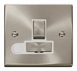Click Deco 13A Fused Ingot Switched Connection Unit With Flex Outlet White
