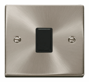 Click Deco 20A 1 Gang Dp Switch Black