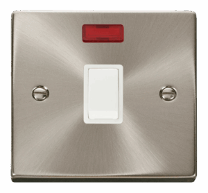 Click Deco 20A 1 Gang Dp Switch Neon White