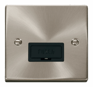 Click Deco 13A Fused Connection Unit Black