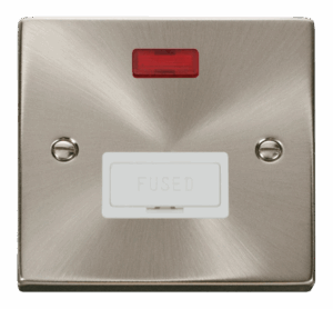 Click Deco 13A Fused Connection Unit With Neon White