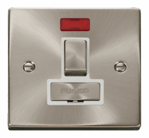 Click Deco 13A Fused Ingot Switched Connection Unit With Neon White