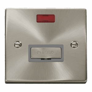 Click Deco 13A Ingot Fused Connection Unit With Neon