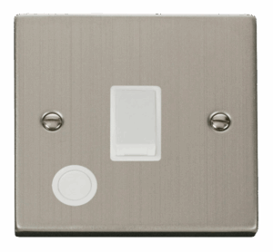 Click Deco 20A 1 Gang Dp Switch With Flex Outlet White