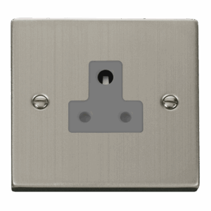 Click Deco 5A Round Pin Socket Outlet
