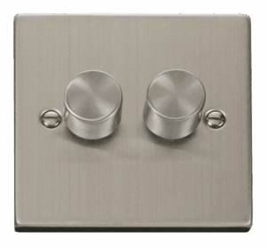 Click Deco Vpss 2Gang 2Way 100W Led Dimmer Switch