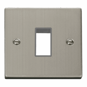 Click Deco 1 Gang Minigrid© Unfurnished Plate 1 Aperture