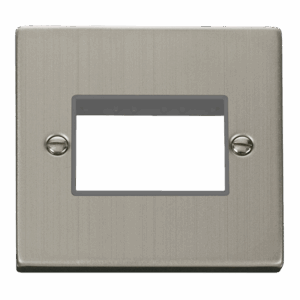 Click Deco 1 Gang Minigrid© Unfurnished Plate 3 Apertures