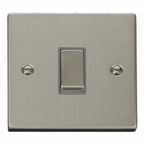 Click Deco 10Ax Ingot 1 Gang Intermediate Plate Switch