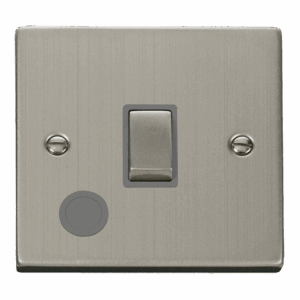 Click Deco 20A Ingot Double Pole Plate Switch With Optional Flex Outlet