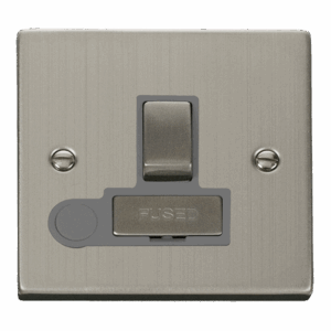 Click Deco 13A Ingot Double Pole Switched Fused Connection Unit With Optional Flex Outlet