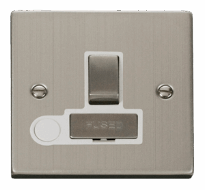 Click Deco 13A Fused Ingot Switched Connection Unit With Flex Outlet White
