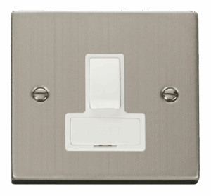 Click Deco 13A Fused Switched Connection Unit White