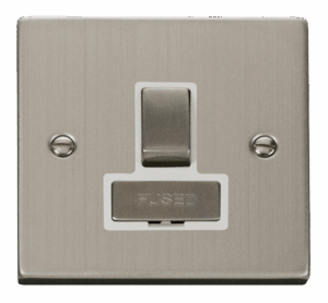 Click Deco 13A Fused Ingot Switched Connection Unit White