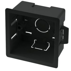 Click Essentials 1 Gang 35Mm Dry Lining Box Black