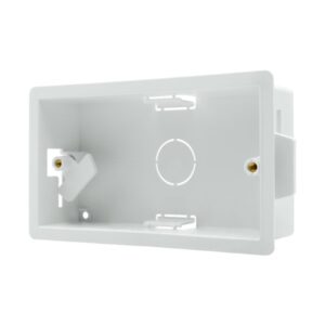 Click Essentials 2 Gang 35Mm Deep Spring Action Fast Fit Dry Lining Box