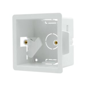 Click Essentials 1 Gang 47Mm Deep Spring Action Fast Fit Dry Lining Box
