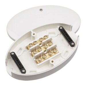 Click Essentials 60A Junction Box 3 Terminal White