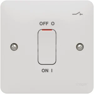 Hager 20A Double Pole Switch Isolation Function