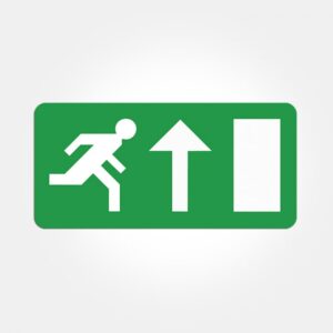 Eterna Signs Directive Up Polycarbonate Legend