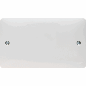 Hager Twin Blank Plate