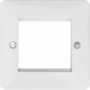 Hager Euro Style 2 Gang Accomodation Plate