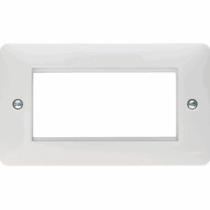 Hager Euro Style Acoomodation Plate 4 Module