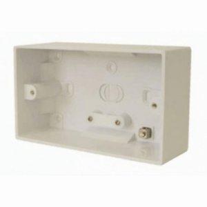 Hager Twin 28mm Deep Moulded Box