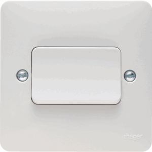 Hager 10A 1G 2 Way Wall Switch Wide Rocker