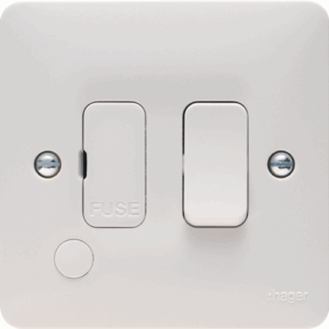 Hager 13A FCU Switched with Flex