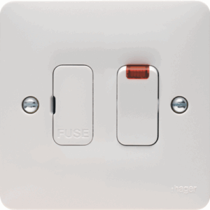 Hager 13A FCU Switched with LED Indicator