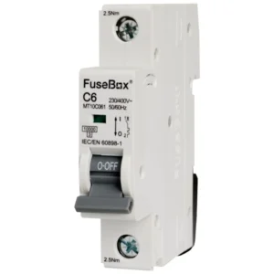 Fusebox Single Pole MCB 10A C Curve 10kA