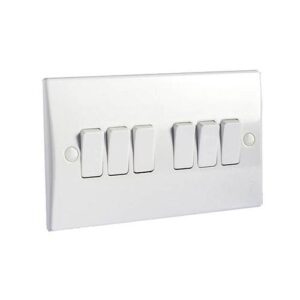 Hager 10A 6G 2 Way Wall Switch