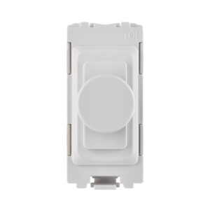 Saxby Electrical Grid 1G 2-Way 100W LED Dimmer Module White