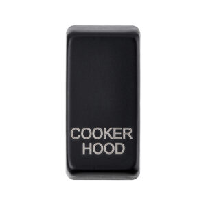 Saxby Electrical Grid Cover Marked "COOKER HOOD" Matt Black