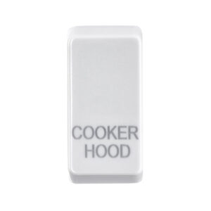 Saxby Electrical Grid Cover Marked "COOKER HOOD" White