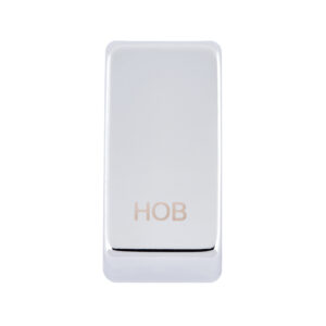 Saxby Electrical Grid Cover Marked "HOB" Polished Chrome