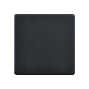 Saxby Electrcial Screwless 1G Blanking Plate Matt Black