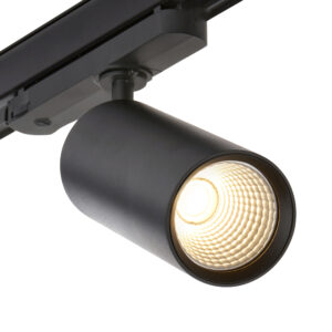 Saxby Lunaro 3-Phase Multi Wattage Track Head 3000K Matt Black