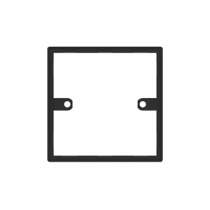 Click Essentials 1Gang Gasket Black