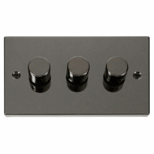 Click Deco Vpbn 3Gang 2Way 100W Led Dimmer Switch