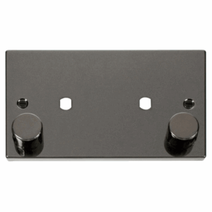 Click Deco 2 Gang Plate Twin Aperture (1630W Max)