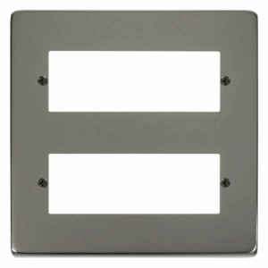 Click Deco 12 Minigrid Module Plate Black Nickel