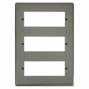 Click Deco 18 Minigrid Module Plate Black Nickel