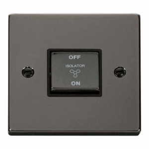 Click Deco 10A Ingot 3 Pole Fan Isolation Plate Switch